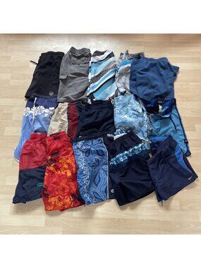 Big Lot x15 Y2K / VTG Board shorts Swim trunks Men Assorted Size Surfer Skater